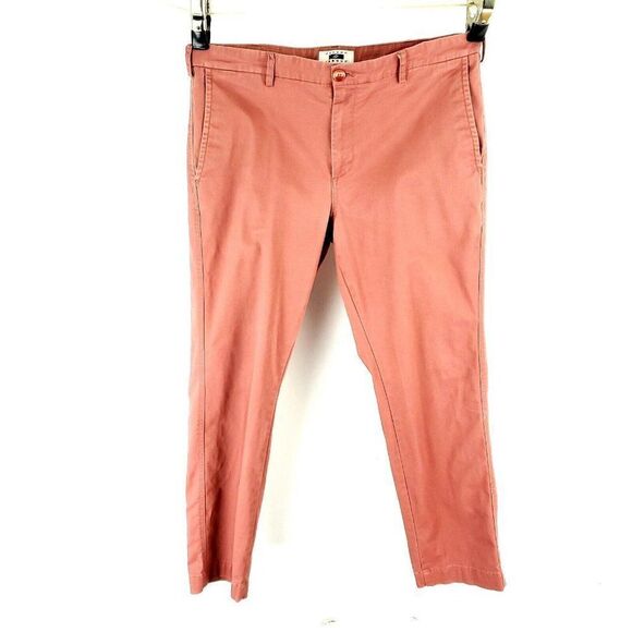 Joseph Abboud Cotton Spandex Chino‎ Pants Jeans 39/33 Salmon Mid Rise Stretch - Picture 6 of 7